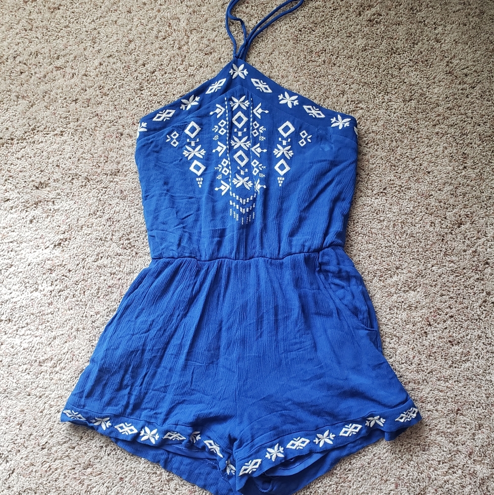 Blue Romper